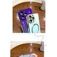 thumbnail image 6 of Gradient Glass Magnetic Phone case with Glass Back Panel, Silicone Frame, Reserved Lanyard Hole, Drop-Proof, for iPhone 15 14 13 12 Pro Max Plus Phone Case (P1,iPhone 12 Pro Max), 6 of 8
