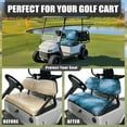 thumbnail image 4 of Pzuqiu Marble Print Golf Cart Seat Covers 2 Pack Lightweight Golf Blanket Golf Cart Accessories Seat Covers Keeps Seats Cool and Comfortable for EZGO TXT RXV Club Car DS, 4 of 7