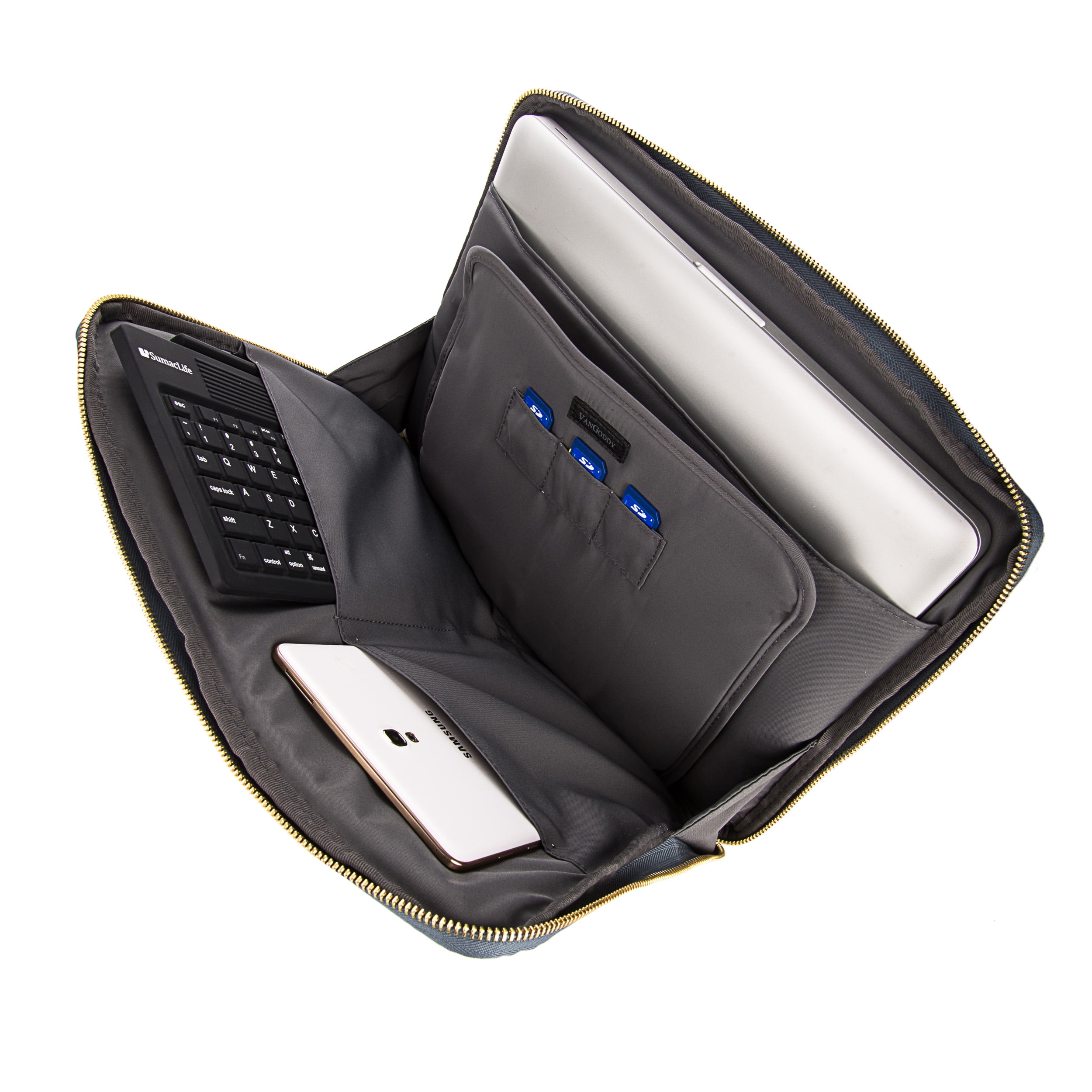 VANGODDY Irista Premium Tablet or Laptop Case fits Samsung Tablets or Laptops 9" 10" 11", up to 11.25 x 8.75 Inches