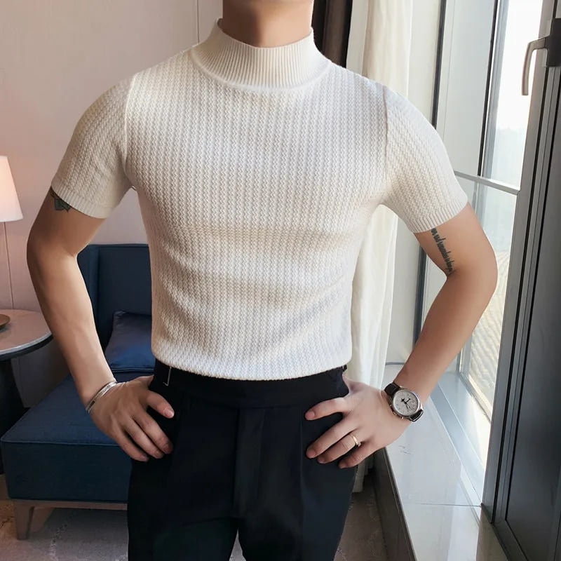 Ropa Hombre Autumn Winter New Turtleneck Sweaters For Men Korean Luxury Men s Clothing Slim Fit Casual Pull Homme Pullovers 4XL Walmart