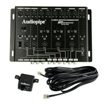 Audiopipe XV6V15 6 Way Crossover with 6 Channel Input & 8 Channel Output