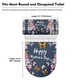 thumbnail image 5 of HELLHERO Toilet Lid Covers Set with Elastic Edge 2-Piece Lid Cover Set for Toilet 17"x21" for Adjustable, 5 of 5