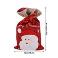 thumbnail image 3 of HongHeng Clearance Under $2.00 Christmas Gift Bags Bags Large Drawstring Gift Bags Drawstring Gift Bags Christmas Decoration Accessories Christmas Candy Party Gifts, 3 of 6