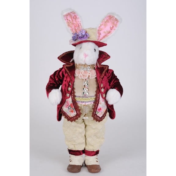 Karen Didion Royal Elegance Boy Bunny Figurine, 20 inches