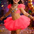 thumbnail image 2 of sususu Toddler Flower Girl Dress Girls Ballet Tutu Skirt Sparkly Leotard Dress For Dance Performance Recital Party Play Dress&nbsp;Up Clothes for Girls, 2 of 4
