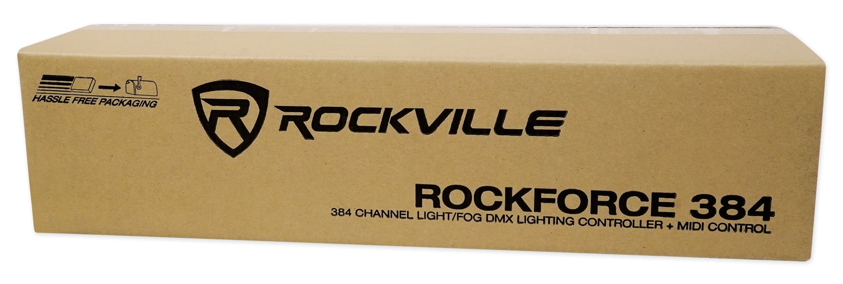 Rockville ROCKFORCE 384 Channel Light/Fog DMX Lighting Controller + MIDI Control