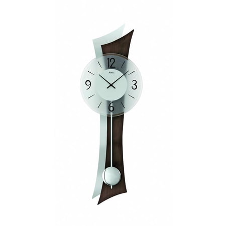 Modern wall clock with quartz movement from AMS AM W7425/1