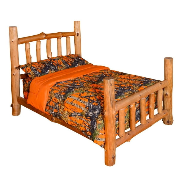 Regal Comfort Camo Bedding Set, Orange Camo Bedding Twin