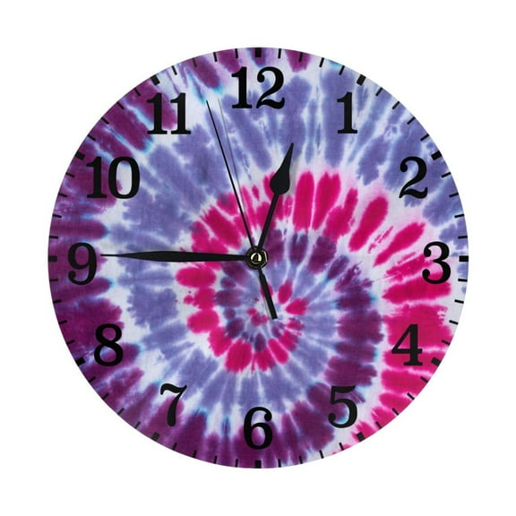 10 Inch Wall Clock Silent Non Ticking Battery Operated Creative Quiet Round Clock For Kitchen Bathroom Home Bedroom Office Living Room