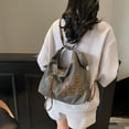 thumbnail image 2 of JennyShop Moda Rivet Decoration Bolsa De Tote, Elegante Mujer Denim Schulter Bolsa, Bastante Versátil Bolsa Underarm Bolsa De Cuerpo Cruzado, 2 of 6