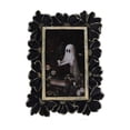 thumbnail image 2 of 4x6 Vintage Picture Frame, Antique Black Ornate Photo Frame, for Tabletop and Wall Display, Decorative Floral Design Retro Home Decor, Old Fashioned Photo Gallery Art, 2 of 8
