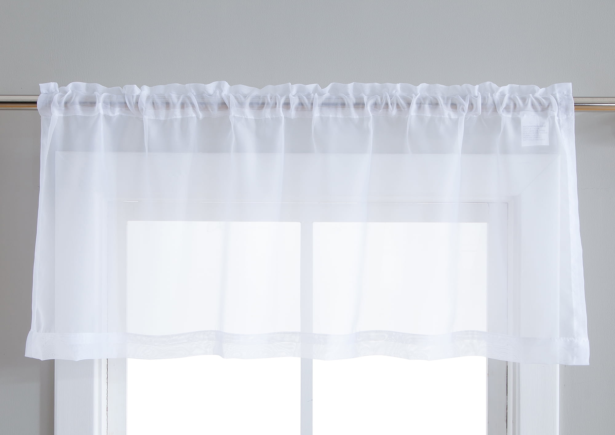 Curtains Blinds Home Furniture Diy Embroidered Tier Voile