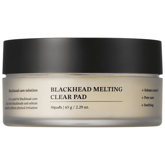 SUNGBOON EDITOR Blackhead Melting Clear Pad 65g(30 counts) | Blackhead Remover Pad, Pore Minimizing | Deep Cleansing & Pore Unclogging | Clears Blackhaed| Korean Skincare