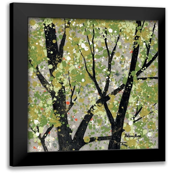 Alves, Helena 12x12 Black Modern Framed Museum Art Print Titled - Summer Theme