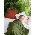 thumbnail image 4 of BB BLINBLIN Adult Weighted Blanket Heavy Blanket, Calm and Sleep, Premium Soft and Comfortable Material and Glass Beads (Green, 60"x80" 15lbs), Suit for Adult(~140lb) Use on Queen/King Bed, 4 of 6