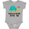 thumbnail image 3 of Inktastic Nana and Papaw Love Me Grandchild Turtle Boys or Girls Baby Bodysuit, 3 of 5