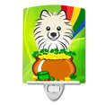 thumbnail image 1 of Carolines Treasures BB1951CNL Pomeranian St. Patricks Day Ceramic Night Light, 1 of 1
