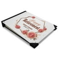 thumbnail image 1 of Darling Souvenir White Floral Frame Personalized Printed Retirement PartyGuestBookHardbound Cover Sign InBookRegistry Scrapbook-7 x 9 Inches, 1 of 4