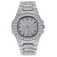 thumbnail image 1 of Reloj de cuarzo para hombre, reloj de pulsera de acero para hombre, reloj de diseño clásico de moda dorado para hombre, 1 of 3