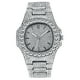 thumbnail image 1 of Reloj de cuarzo para hombre, reloj de pulsera de acero para hombre, reloj de diseño clásico de moda dorado para hombre, 1 of 3