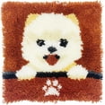 thumbnail image 2 of ShowNiceArt Yorkshire Puppy | Latch Hook Kits for Adults, Beginners DIY Crochet Pillow Kit Pillowcase Hook Needlework Cushion Cover 17x17 inch, 2 of 10