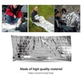 thumbnail image 2 of Emergency Blanket, Practical Reflective Blanket, Silver Colour For Hiking Camping, 2 of 8