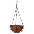 thumbnail image 6 of Hanging Coconut Basket Planter Flower Metal Frame Hanger, 6 of 7