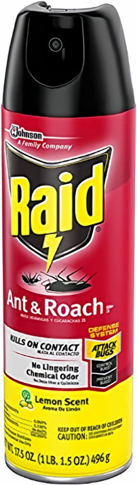 Raid® Ant & Roach Killer Lemon Scent (Pack of 6)