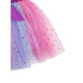 thumbnail image 5 of Inevnen Layered Tulle Rainbow Tutu Skirt for Toddler Baby Girls Birthday Party Petal Skirts with Headwear, 5 of 6