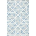 thumbnail image 2 of SAFAVIEH Abstract Hayleigh Geometric Area Rug, Ivory/Blue, 5' x 8', 2 of 10