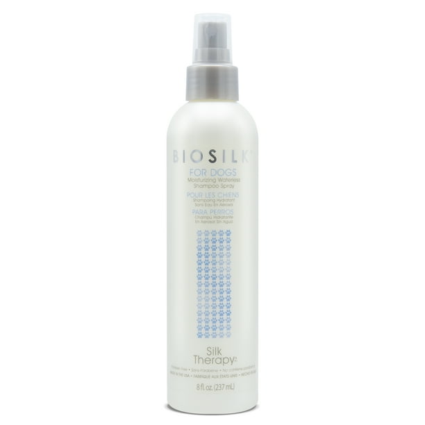 Biosilk therapy deep moisture waterless shampoo spray for dogs, 8oz