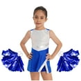 thumbnail image 1 of YONGHS Kids Girls Cheerleading Halloween Outfits Sequins Dance Dress+Shorts+Pom Poms, 1 of 6