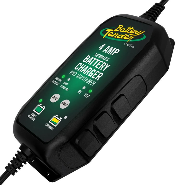Battery Tender 4-Amp 6/12-Volt Car Battery Charger in the Car Battery  Chargers department at