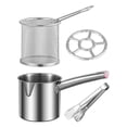 thumbnail image 3 of veasfak Friteuse Pot Multifonction Portable Plateau Vapeur Fournitures de Cuisson Poêle g, 3 of 9
