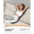 thumbnail image 6 of CooCoCo 33"x18" Large Electric Heating Pad for Back Neck Shoulders Muscle Pain, Cramps Relief with Auto Shut off, 3 Timer, 6 Temp Controller, 6 of 8