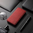 thumbnail image 4 of Case for OnePlus Nord N10 Flip Cover Wallet Flip Cover Magnetic Protective - Red, 4 of 5