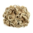 thumbnail image 2 of Curly Human Hair Wig Mega Large Thick Curly Chignon Messy Bun Updo Clip In Hair Extensions As Real, 2 of 3