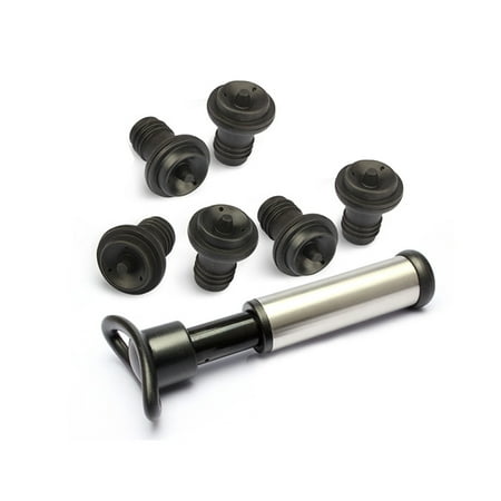 

Wine Preserver Vacuum Air Pump With 6 Wine Bottle Stoppers