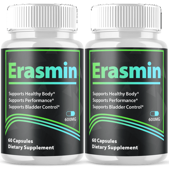 Erasmin Pills Advanced Formula Vitamin Supplement Support for Overall Wellness 120 Capsules