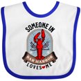 thumbnail image 3 of Inktastic Someone in Bar Harbor Maine Loves Me Boys or Girls Baby Bib, 3 of 4