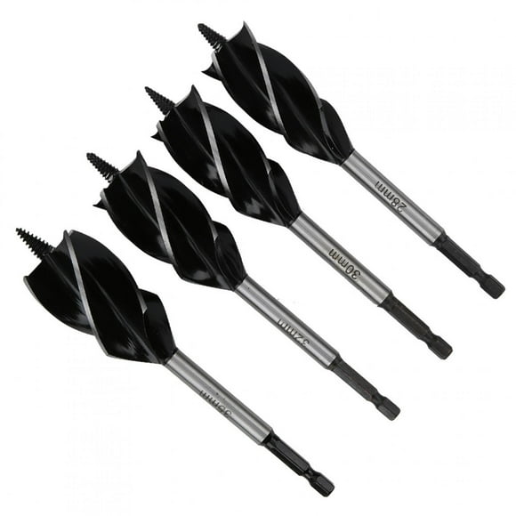Auger Drill Set,4Pcs Auger Bits Wood Auger Cutting Drill Wood Auger Drill Enhanced Features