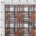 thumbnail image 1 of oneOone Cotton Cambric Fabric Swirl & Check Ikat Print Fabric By Yard 56 Inch Wide, 1 of 4