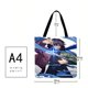 thumbnail image 2 of Bolso De Compras De Hombro Con Estampado De Anime De Dibujos Animados, Bolso De Mano Grande Informal M Likrtyny Arte Deco, 2 of 4