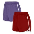 thumbnail image 1 of Timegard Shorts pour Femmes 2 Pcs Shorts d'Été Décontractés de Plage Shorts d'Entraînement Taille Élastique Shorts Confortables avec Poches, 1 of 2