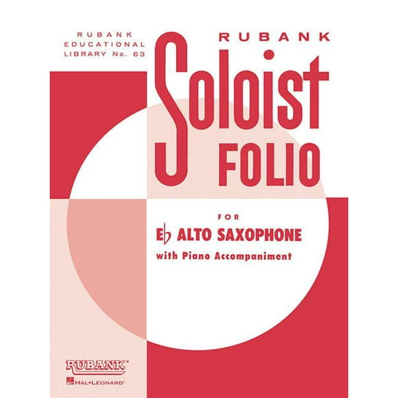 Soloist Folio: Alto Saxophone and Piano (Paperback)