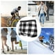 thumbnail image 4 of Balery White And Black Plaid Calzoncillos bóxer para hombre, ropa interior de algodón suave y transpirable con cinturilla de nailon-Large, 4 of 5
