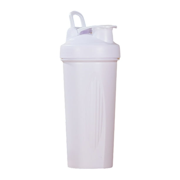 Billuyoard Botella coctelera de proteínas duradera y fácil de limpiar para botella coctelera On Go con bolas cocteleras elegantes Cocina y Comedor Blanco completo