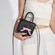 thumbnail image 2 of Crossbody Bags Creative Bow Mini Square Bag Women's Crossbody Bag, Black, 2 of 3