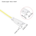 thumbnail image 2 of Uxcell 150cm 3 Pin LED Integrated Tube Cable Link Cords T4 T5 T8 Lamp Connecting Wire 5 Pack, 2 of 5
