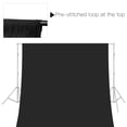 thumbnail image 4 of Amdohai 1.8 * 2.8m/ 6 * 9ft Photography Background Screen Portrait Photography Backdrops Photo Studio Props Durable Washable with 4pcs Elastic Clips, Black, 4 of 7